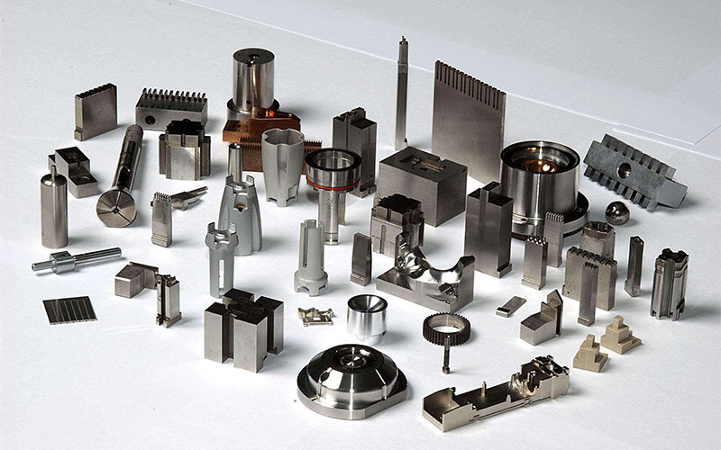 What are the common types of machining